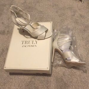 White Zac Posen heels